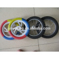 10 inch inflatable rubber spoke wheels for kid bicycle, dolly, cart